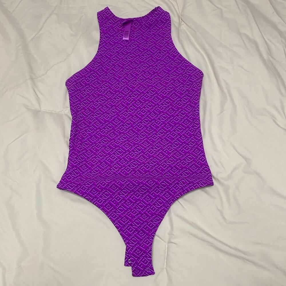 Skims x Fendi High Neck Bodysuit/Colorado Sz Small